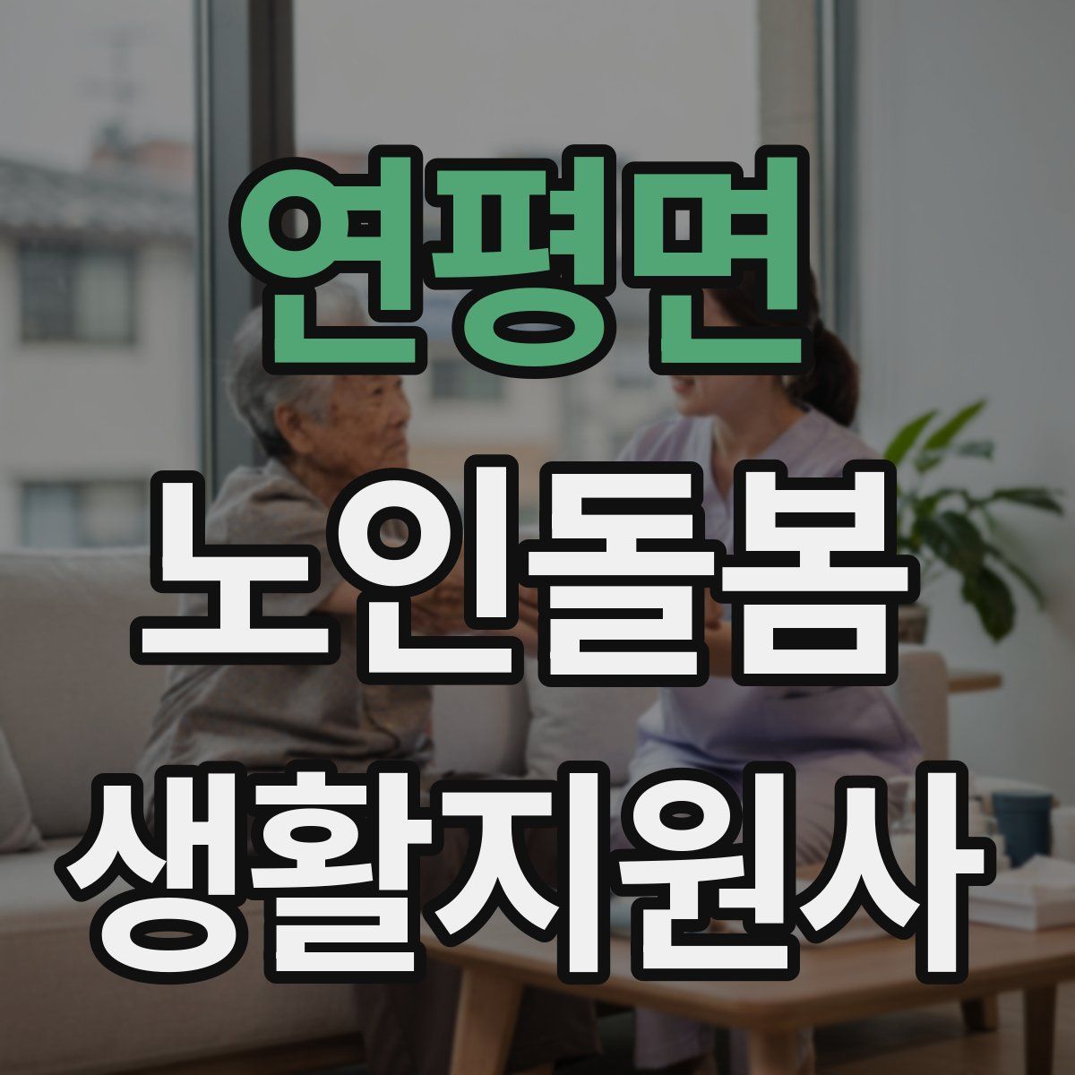 연평면 노인돌봄생활지원사 자격증