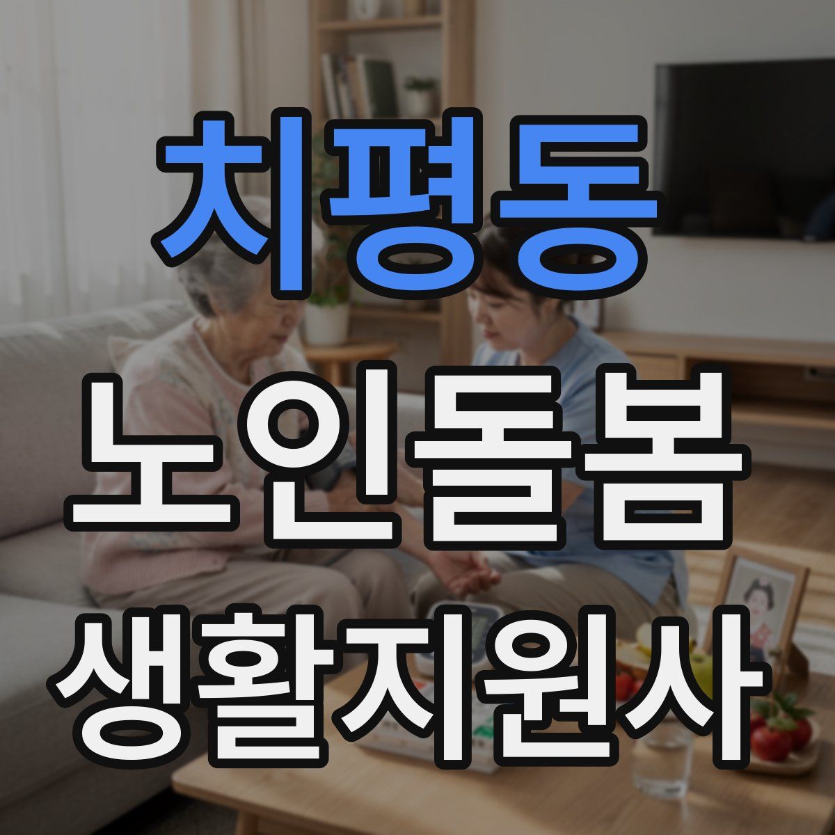 치평동 노인돌봄생활지원사 자격증