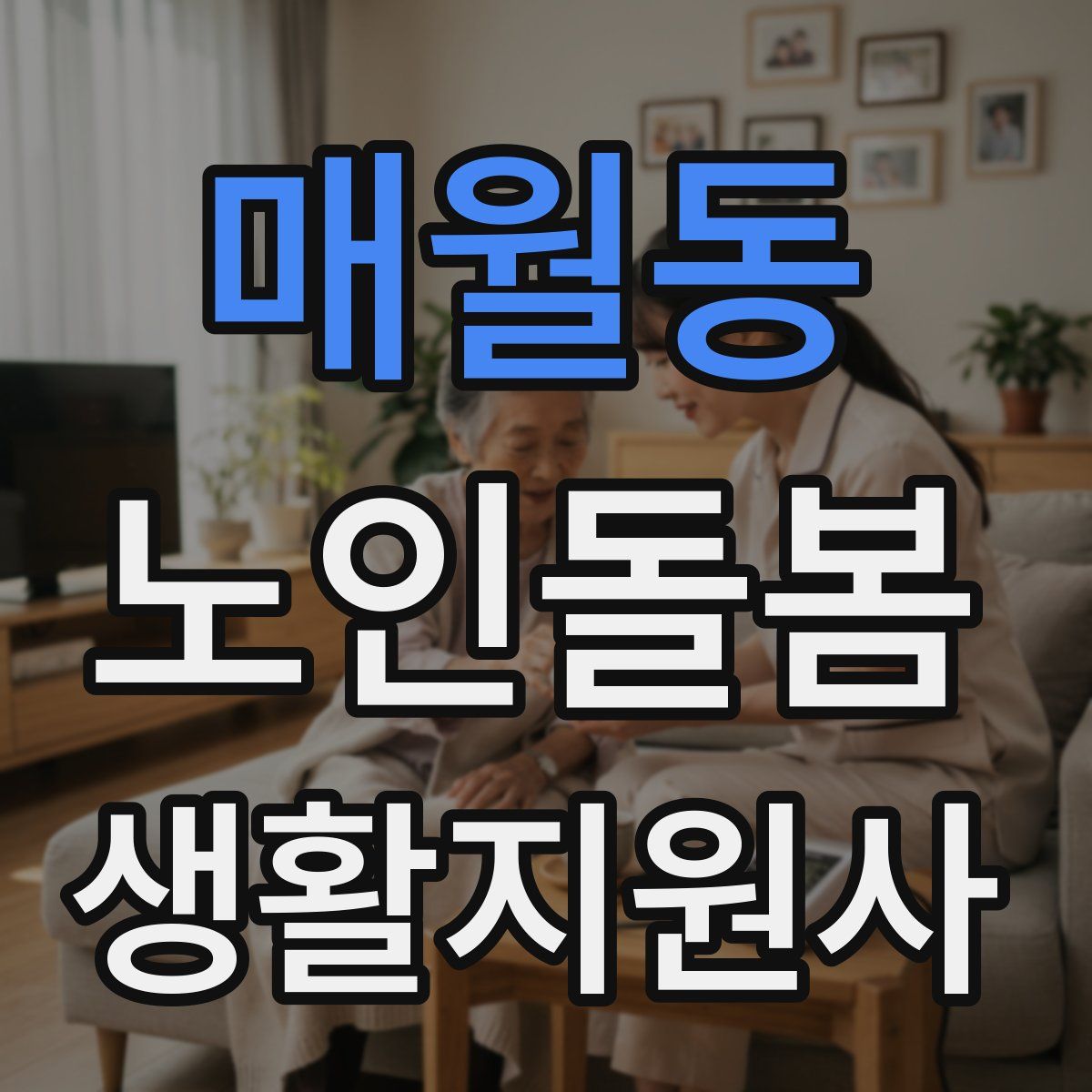 매월동 노인돌봄생활지원사 자격증