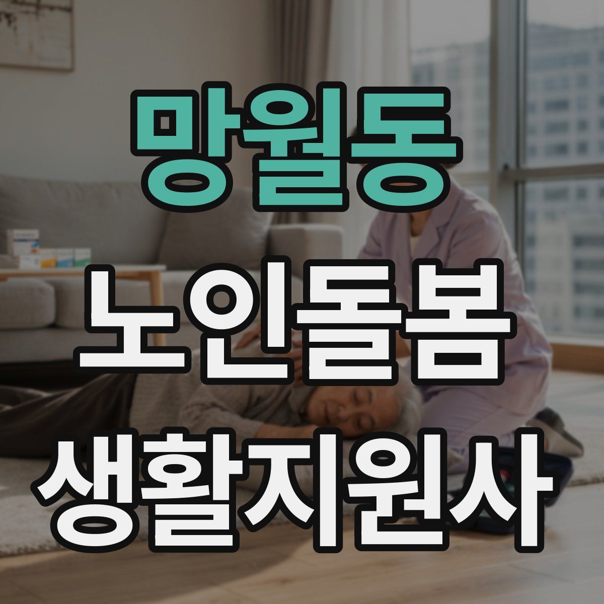 망월동 노인돌봄생활지원사 자격증
