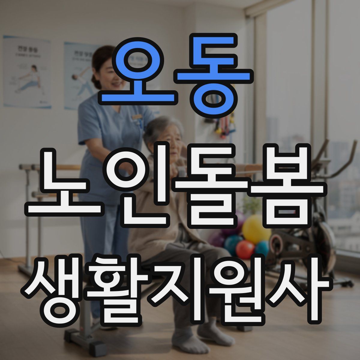 오동 노인돌봄생활지원사 자격증