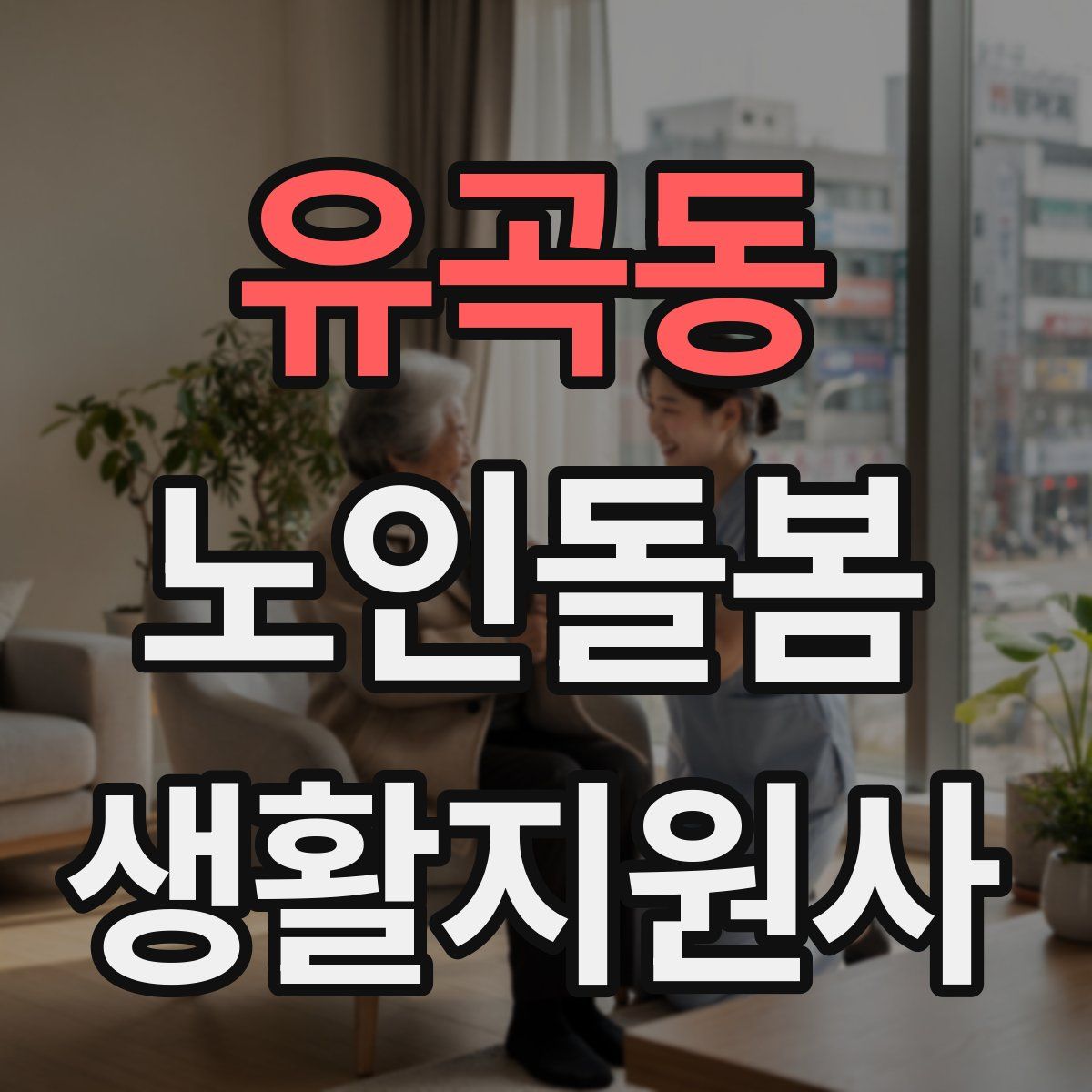 유곡동 노인돌봄생활지원사 자격증