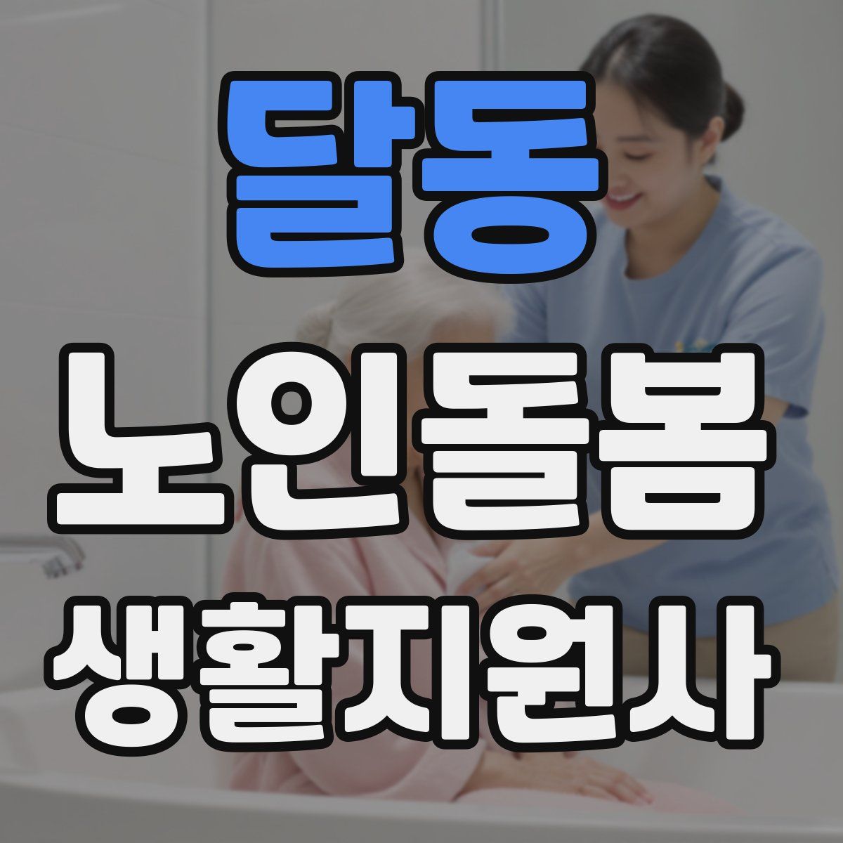 달동 노인돌봄생활지원사 자격증