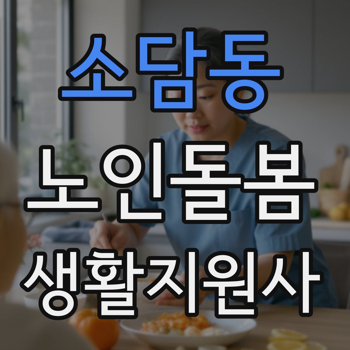 소담동 노인돌봄생활지원사 자격증