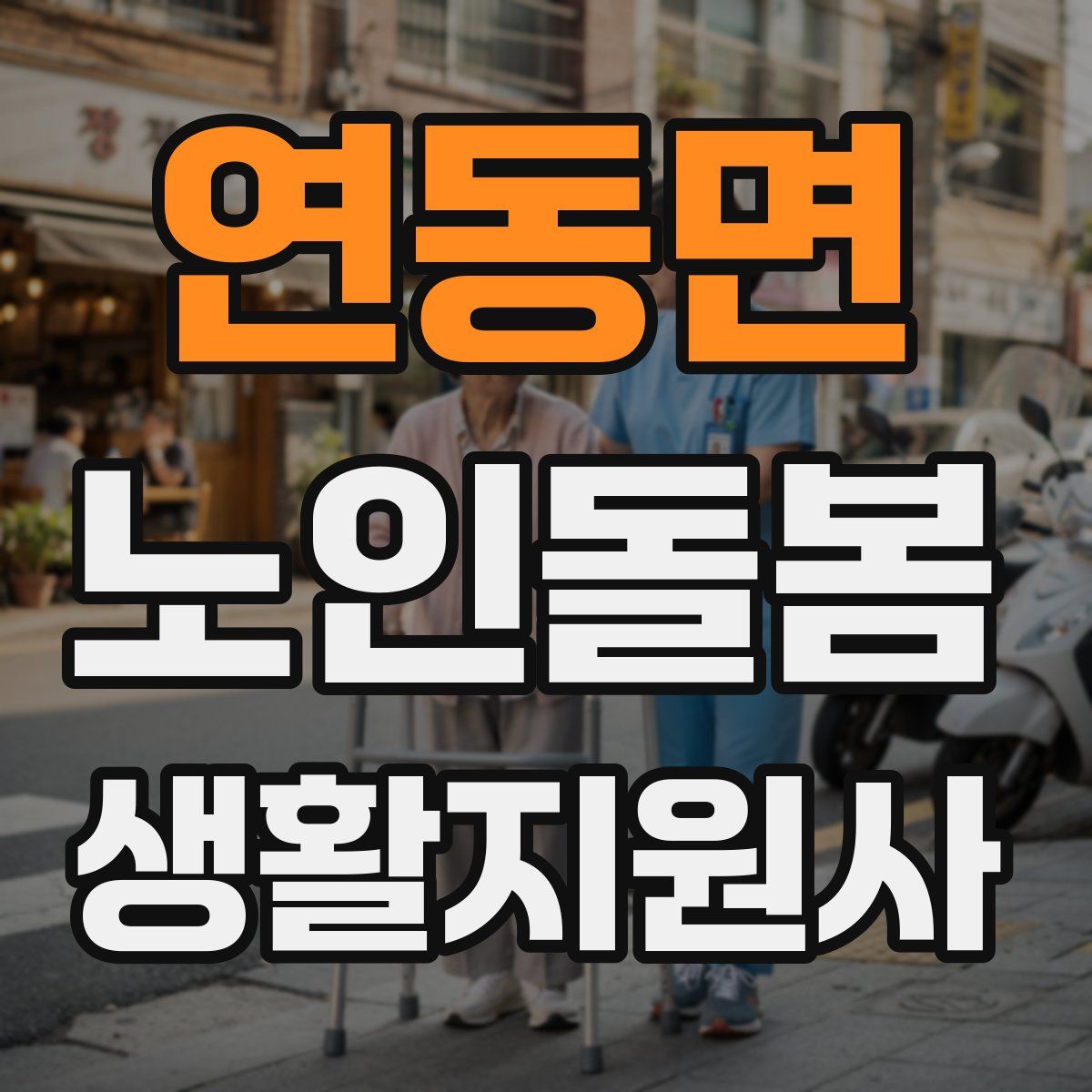 연동면 노인돌봄생활지원사 자격증