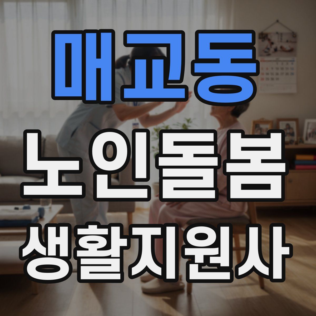 매교동 노인돌봄생활지원사 자격증