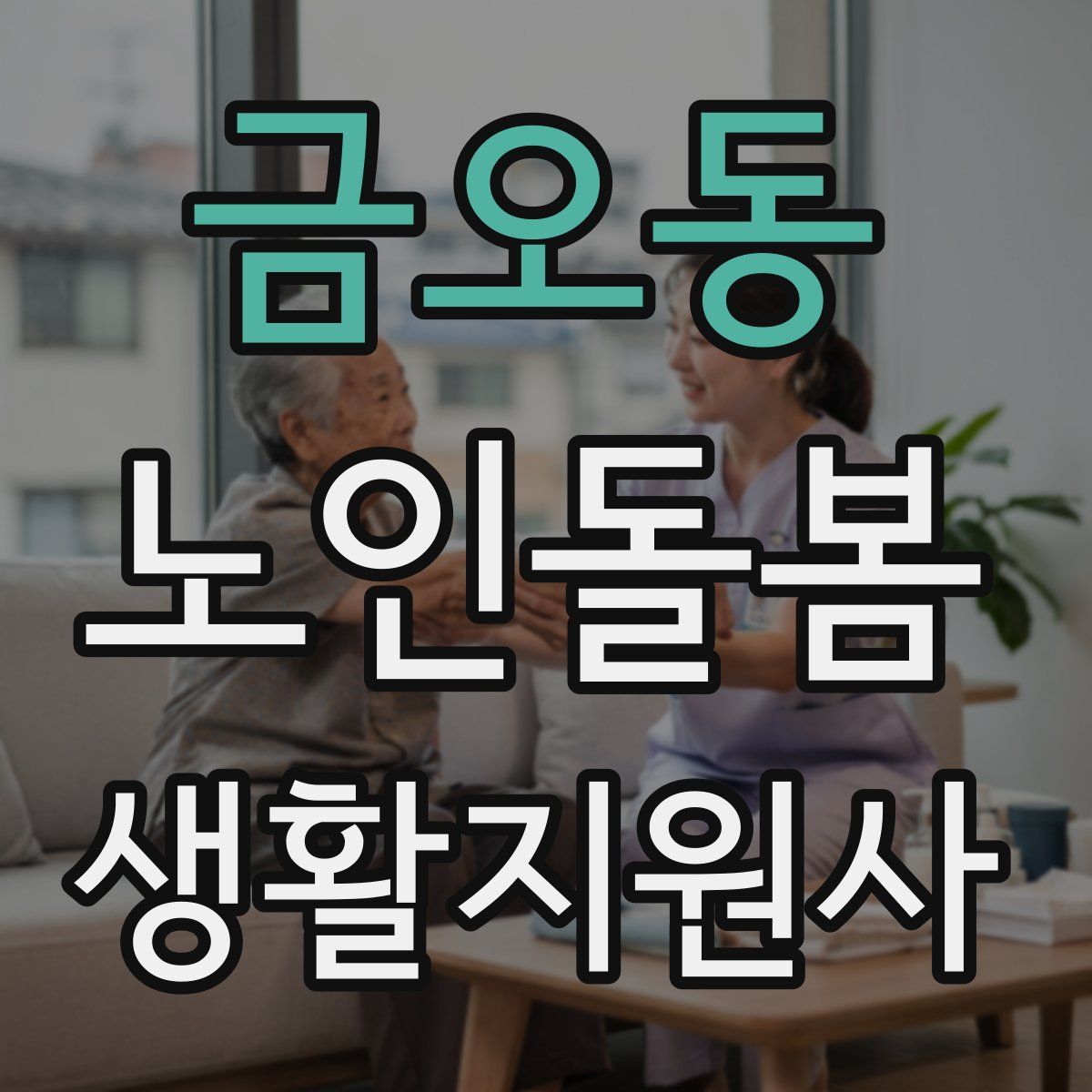 금오동 노인돌봄생활지원사 자격증