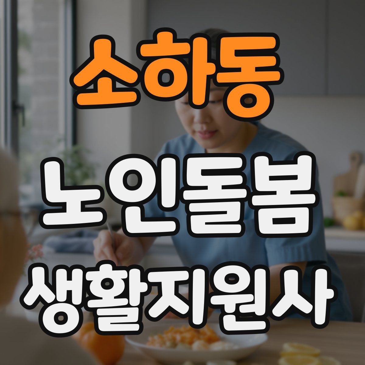 소하동 노인돌봄생활지원사 자격증
