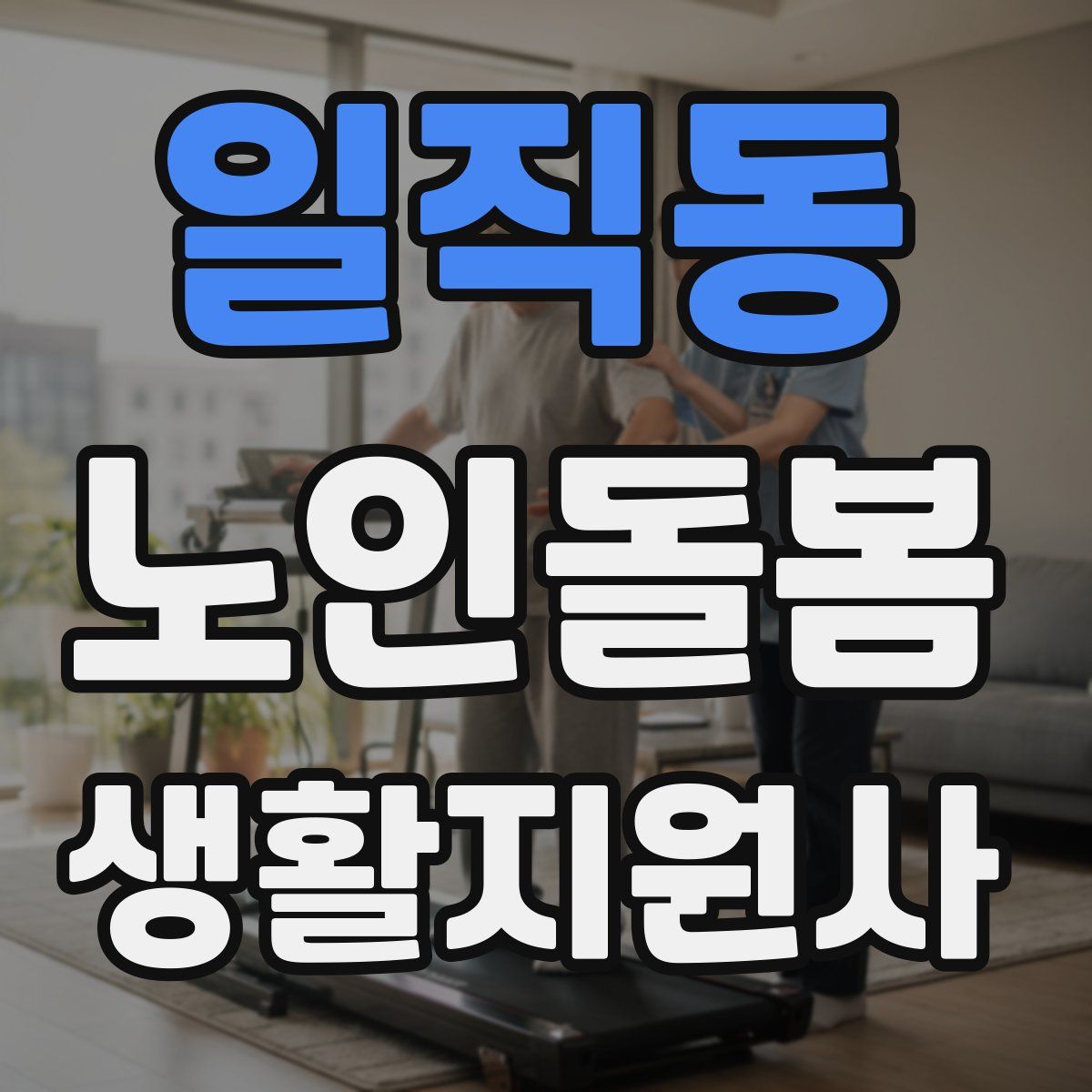 일직동 노인돌봄생활지원사 자격증