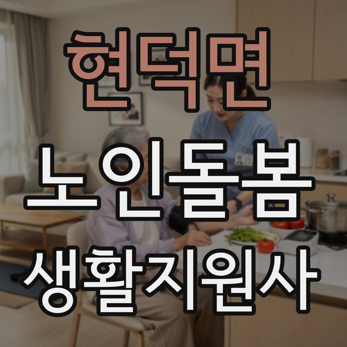 현덕면 노인돌봄생활지원사 자격증