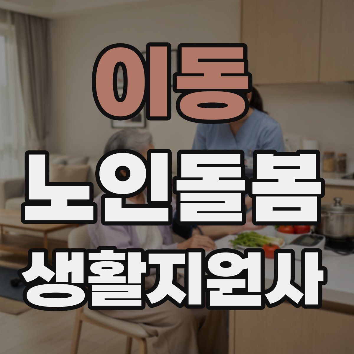 이동 노인돌봄생활지원사 자격증 취득 후 가능한 활동 범위는 어디까지일까