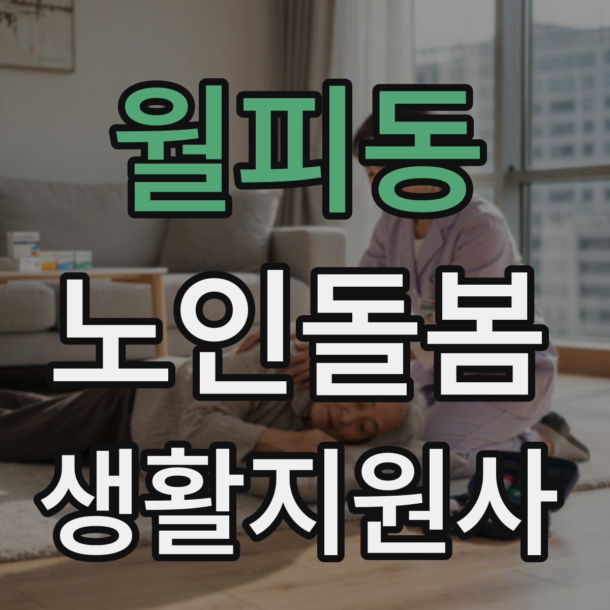 월피동 노인돌봄생활지원사 자격증