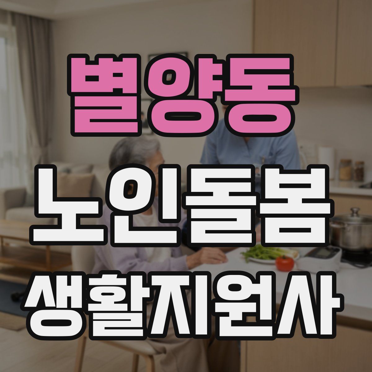 별양동 노인돌봄생활지원사 자격증