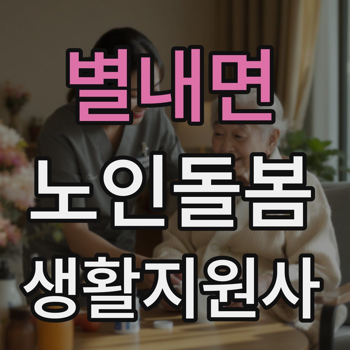 별내면 노인돌봄생활지원사 자격증