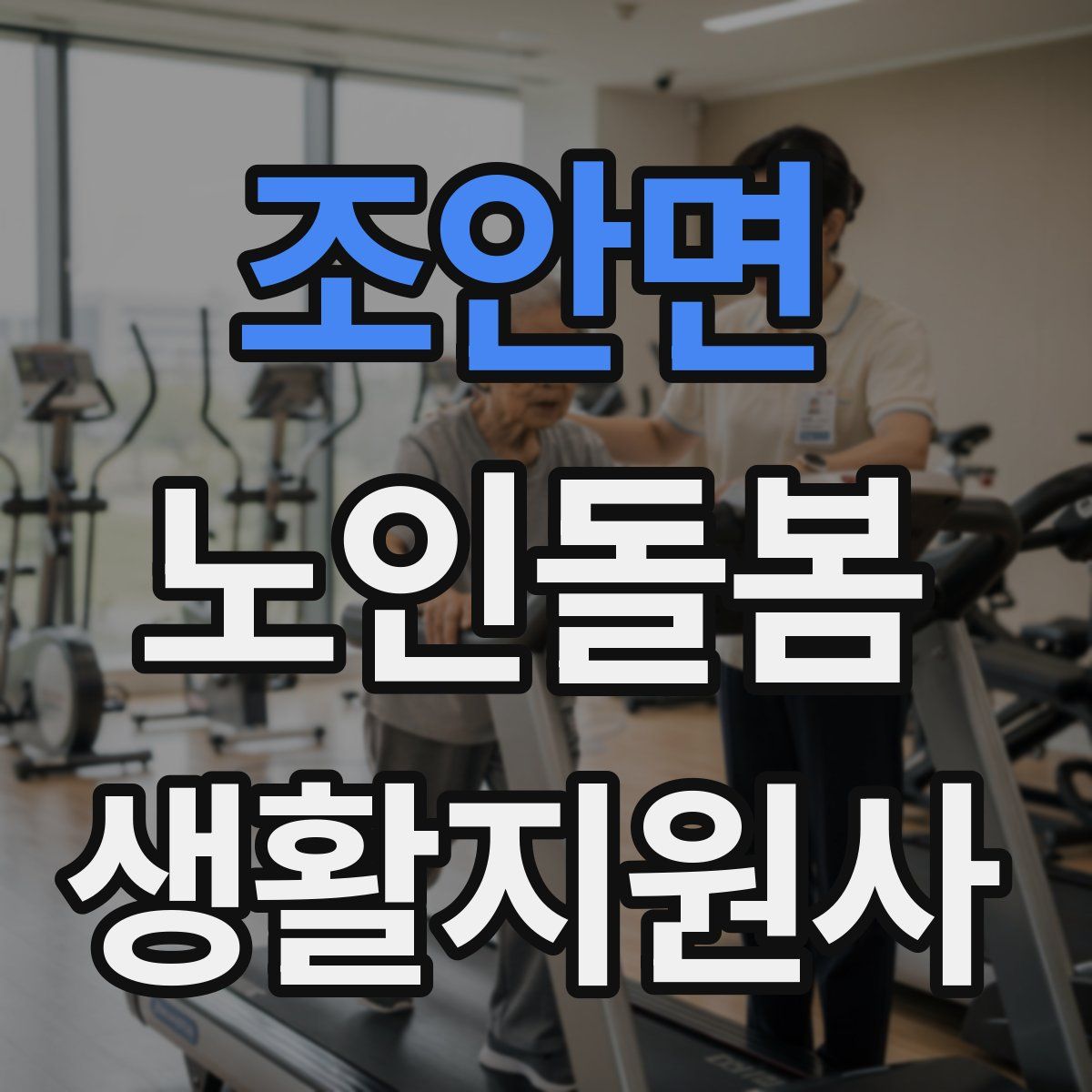 조안면 노인돌봄생활지원사 자격증