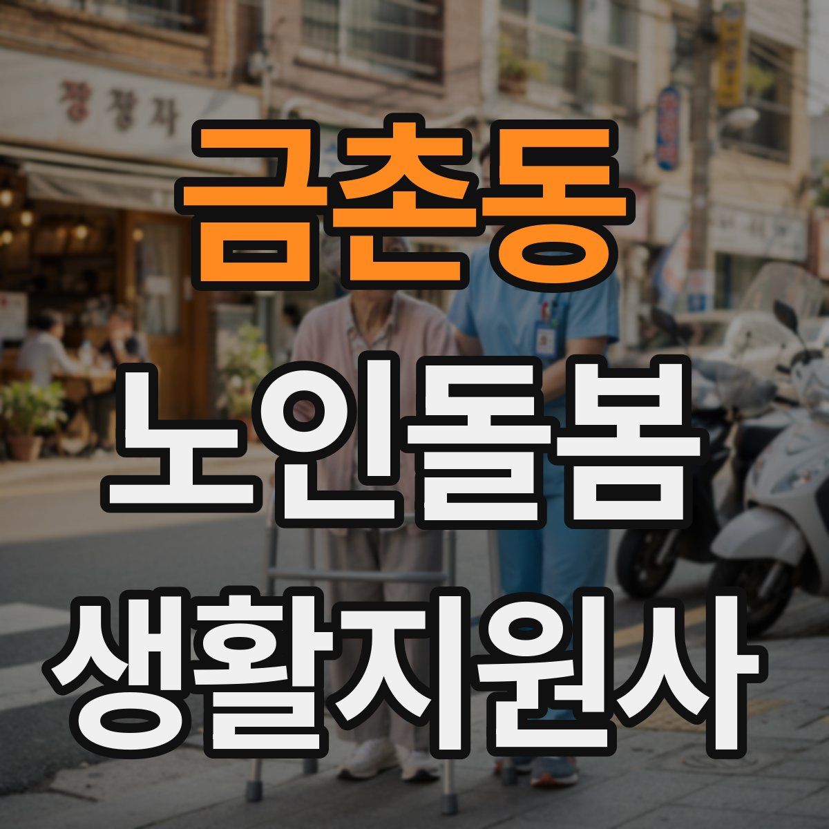 금촌동 노인돌봄생활지원사 자격증