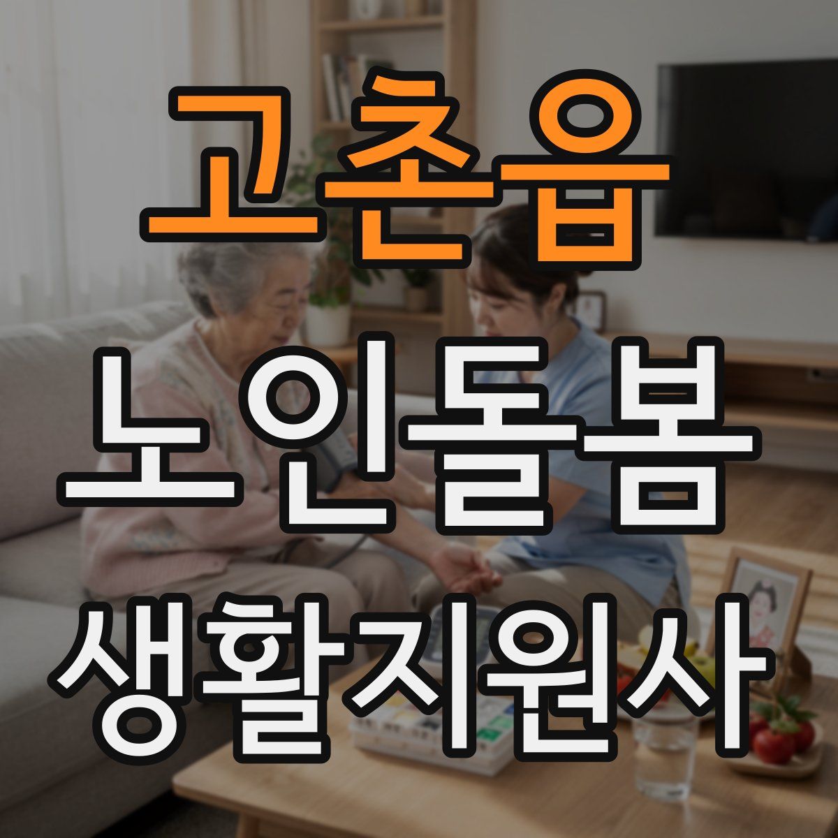 고촌읍 노인돌봄생활지원사 자격증