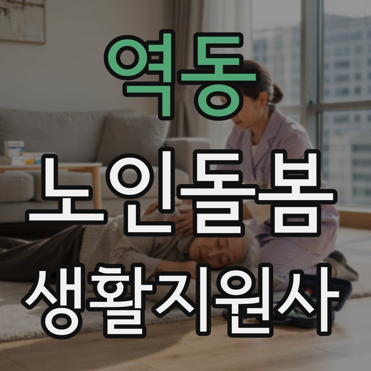역동 노인돌봄생활지원사 자격증