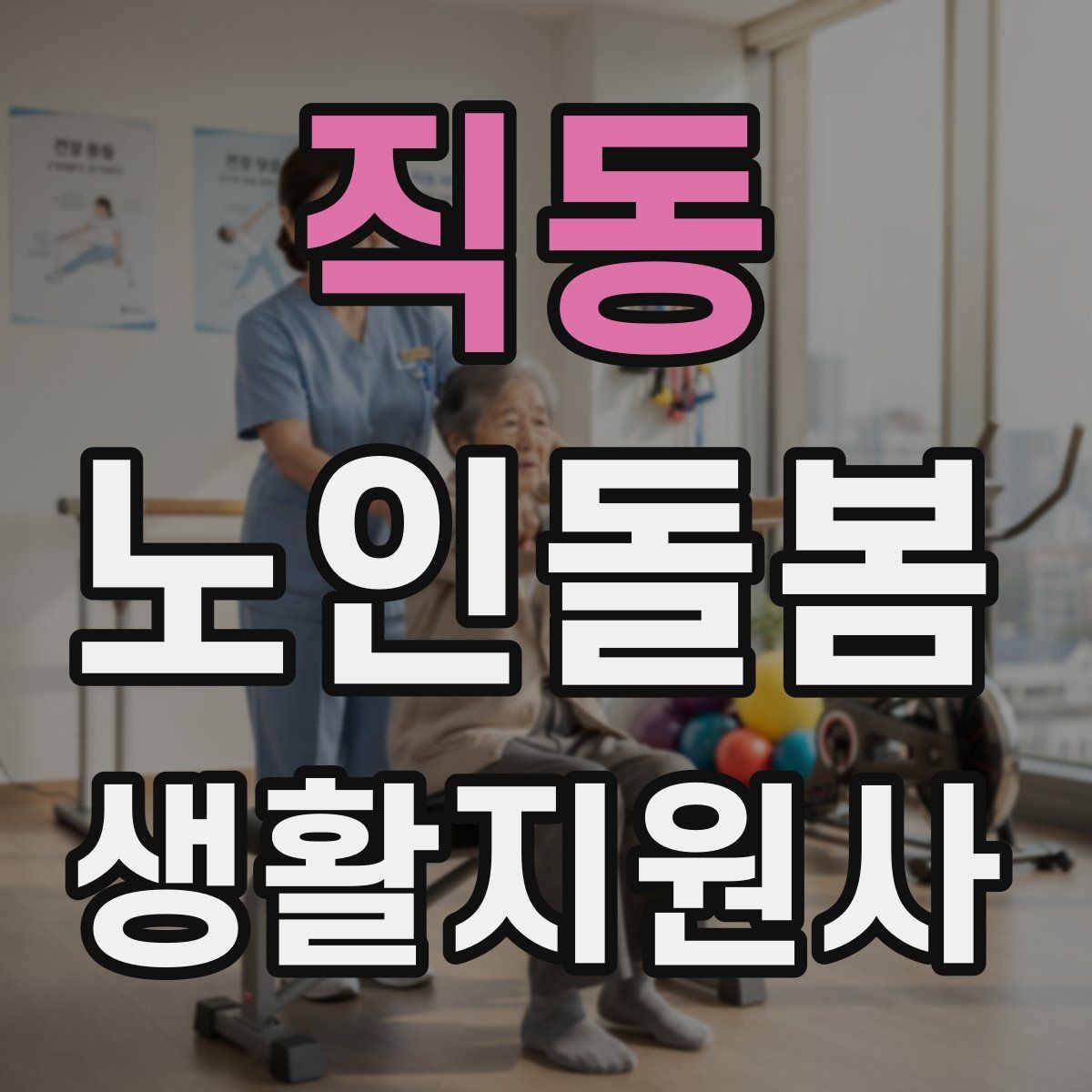 직동 노인돌봄생활지원사 자격증 취득 후 가능한 활동 범위는 어디까지일까