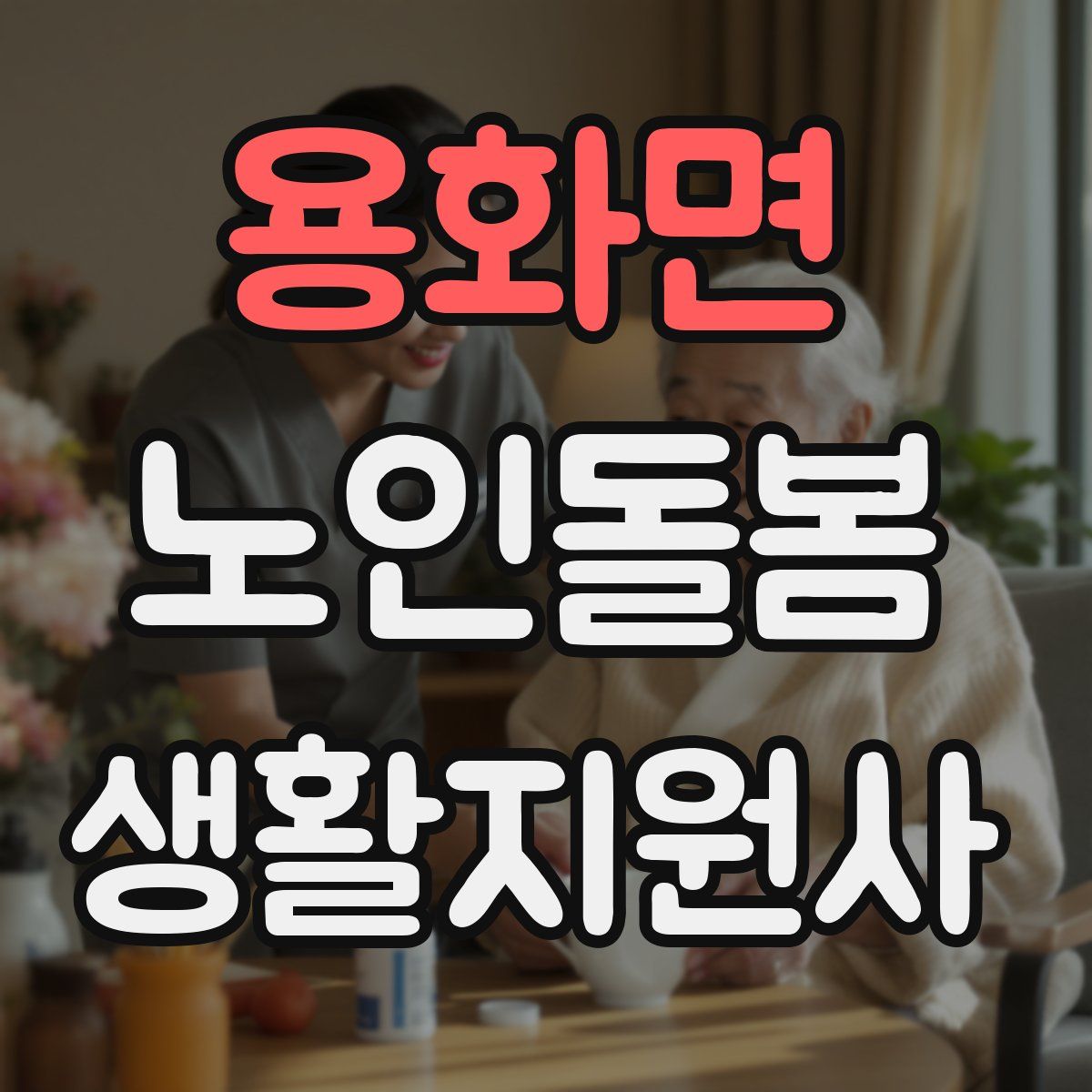 용화면 노인돌봄생활지원사 자격증