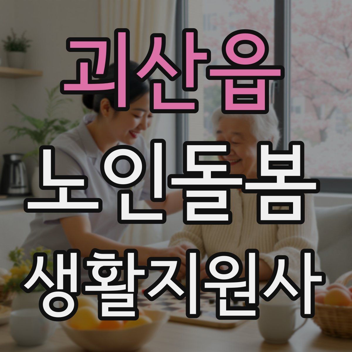 괴산읍 노인돌봄생활지원사 자격증 어르신의 식사 준비를 도울 때 유의점