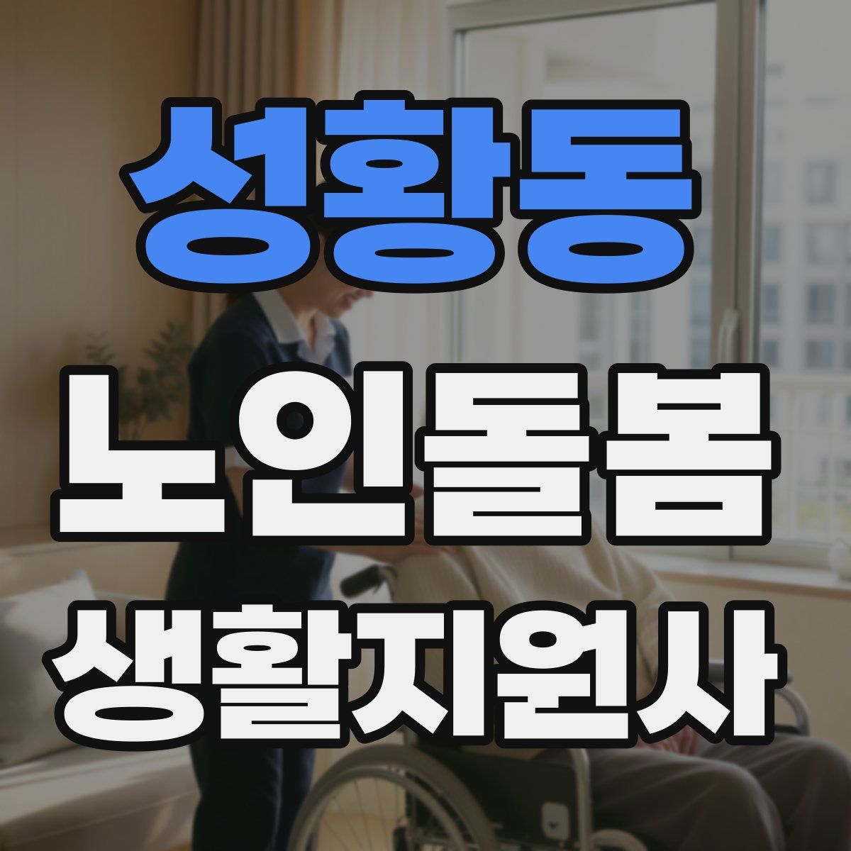 성황동 노인돌봄생활지원사 자격증