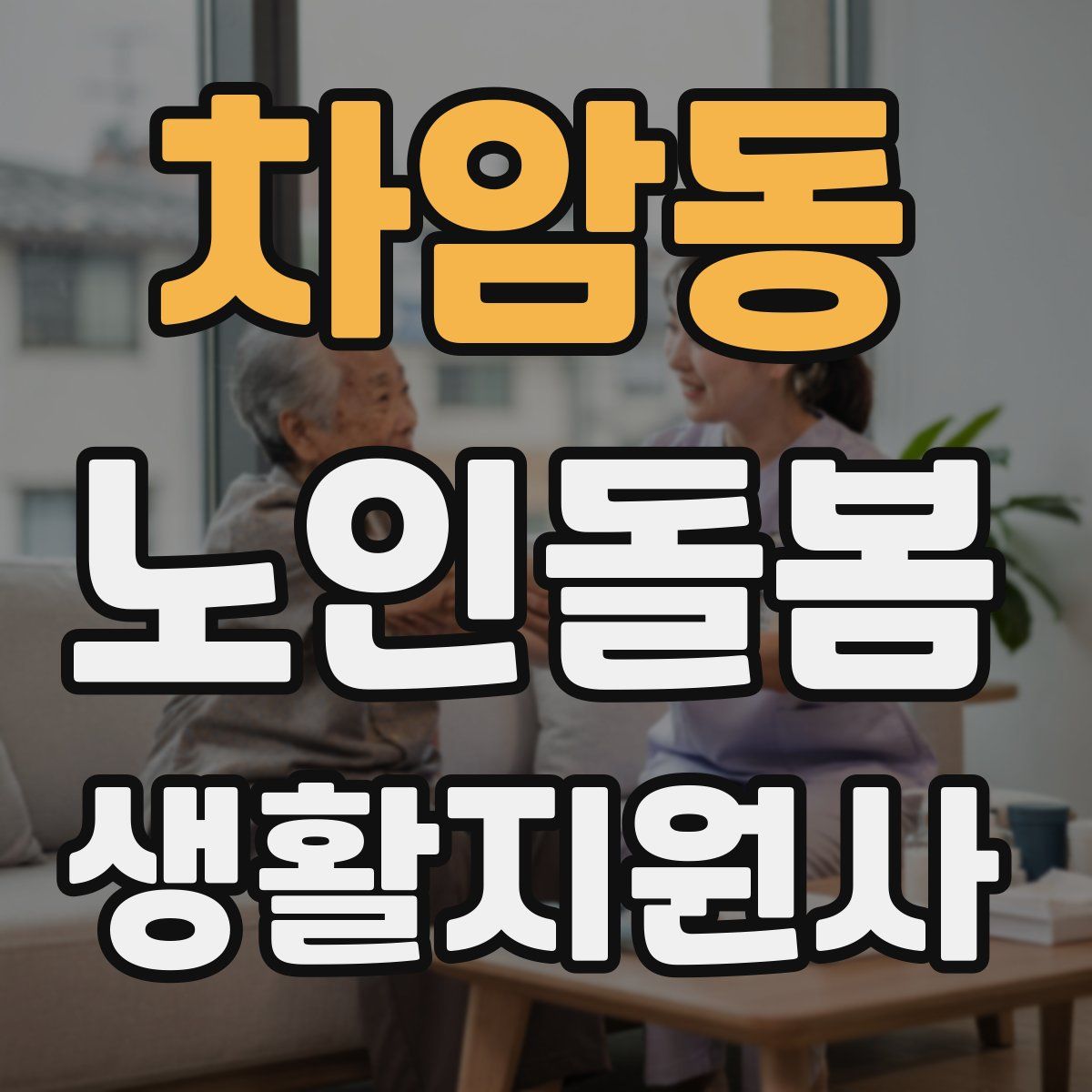 차암동 노인돌봄생활지원사 자격증