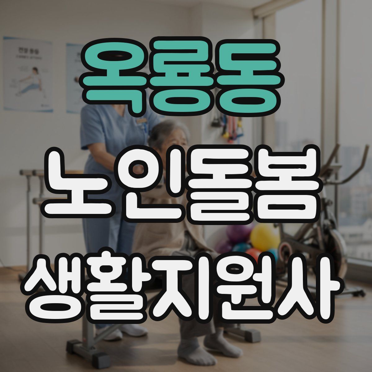 옥룡동 노인돌봄생활지원사 자격증