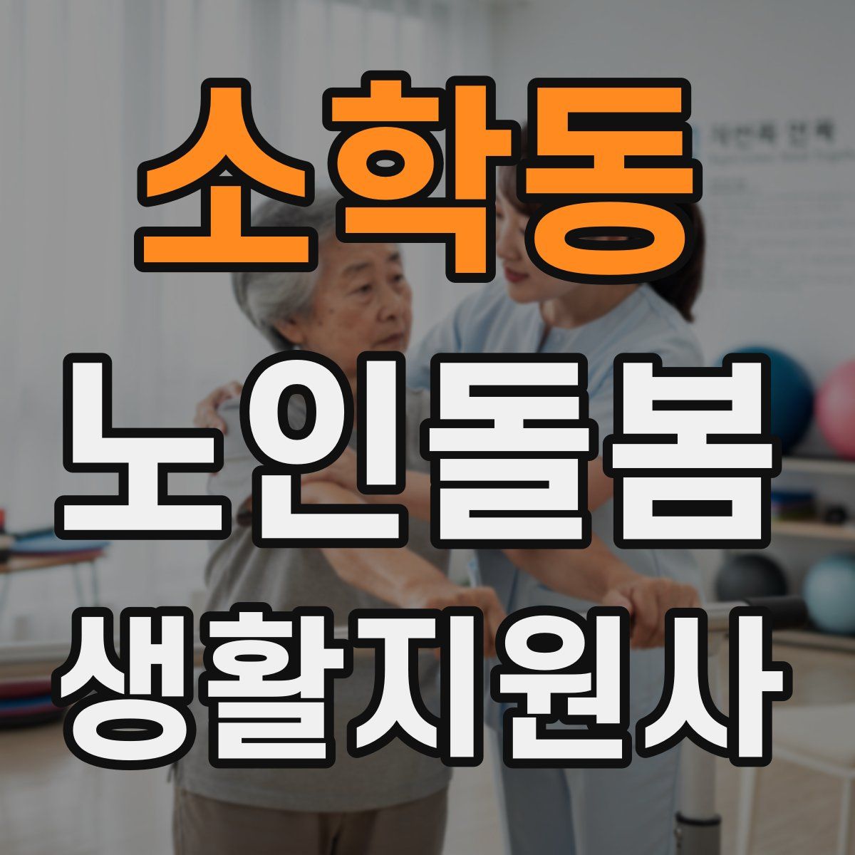 소학동 노인돌봄생활지원사 자격증