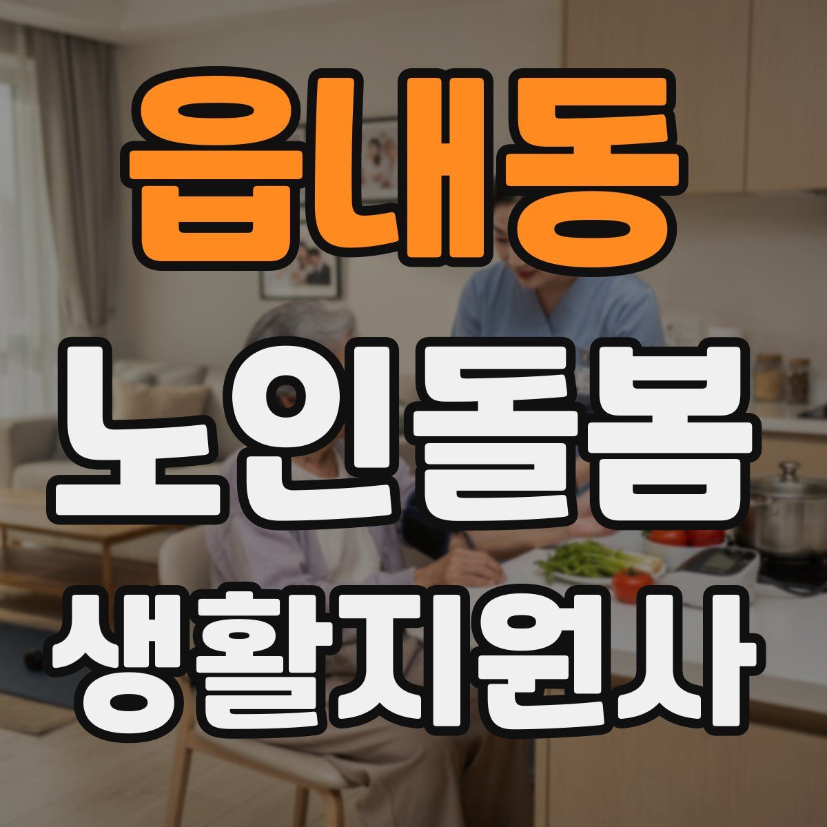 읍내동 노인돌봄생활지원사 자격증