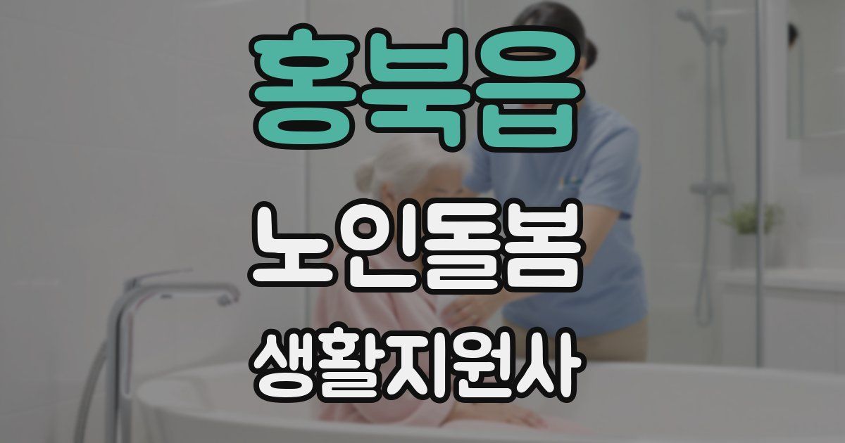홍북읍 노인돌봄생활지원사 자격증