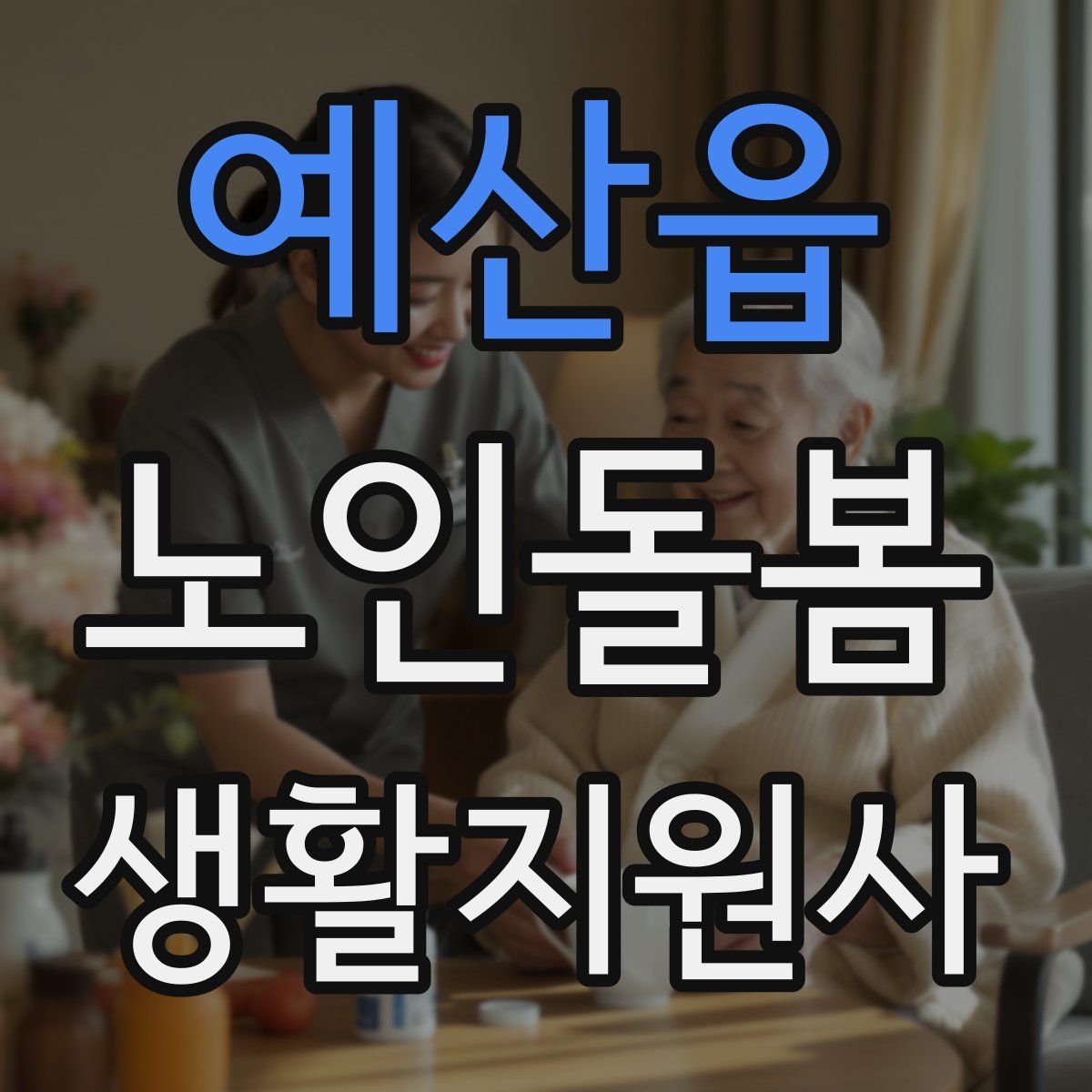 예산읍 노인돌봄생활지원사 자격증
