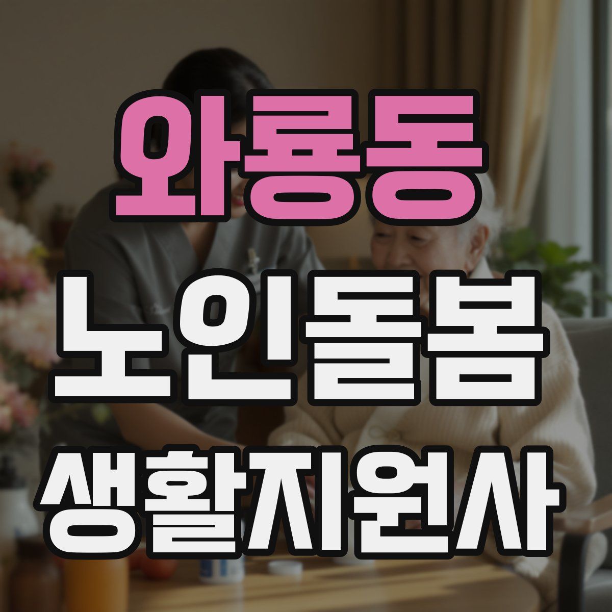 와룡동 노인돌봄생활지원사 자격증