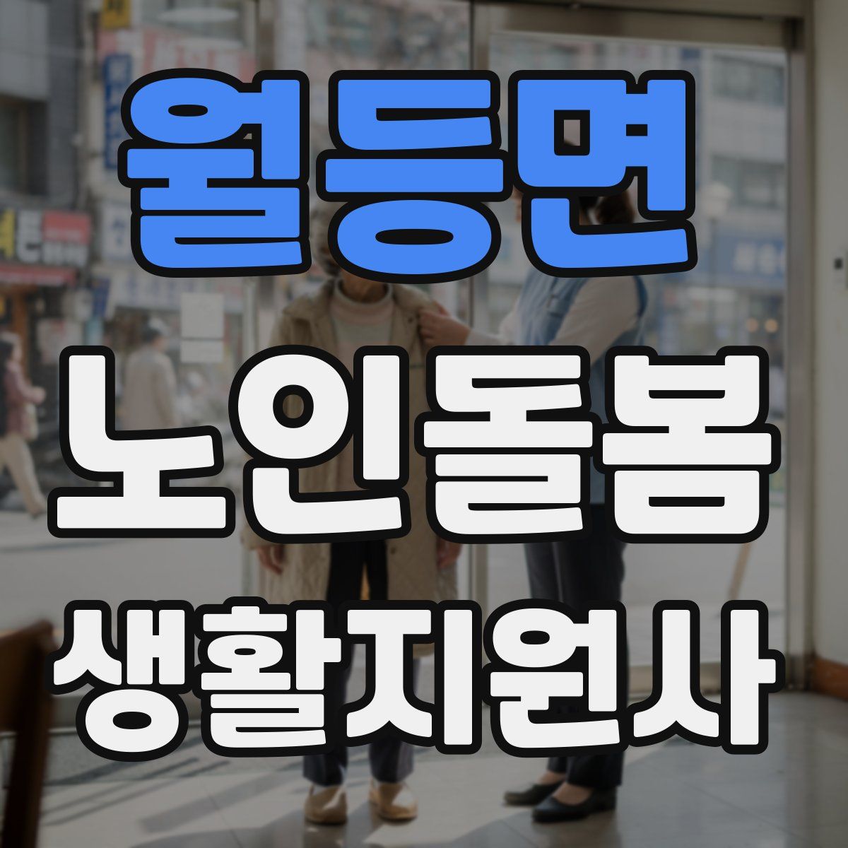 월등면 노인돌봄생활지원사 자격증