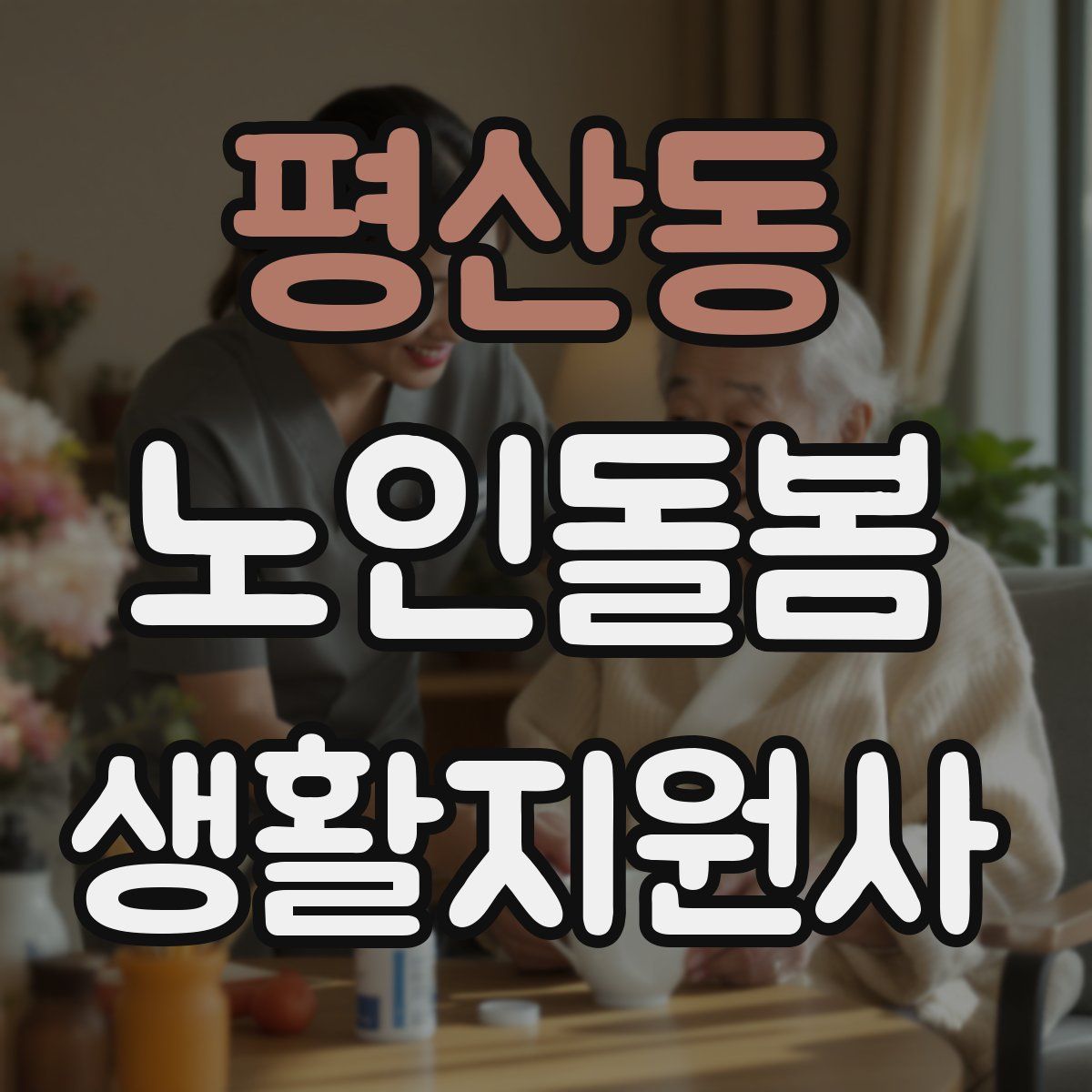 평산동 노인돌봄생활지원사 자격증