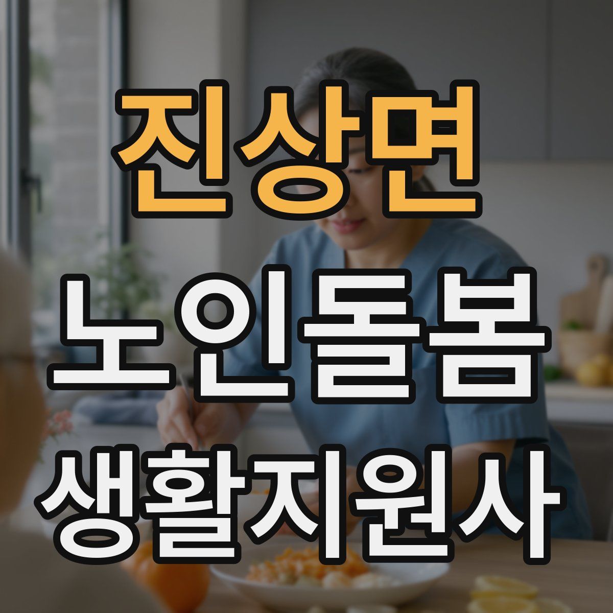 진상면 노인돌봄생활지원사 자격증