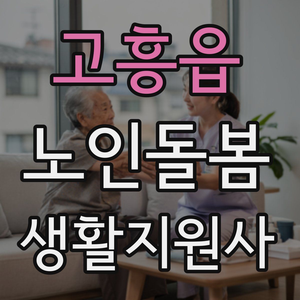 고흥읍 노인돌봄생활지원사 자격증