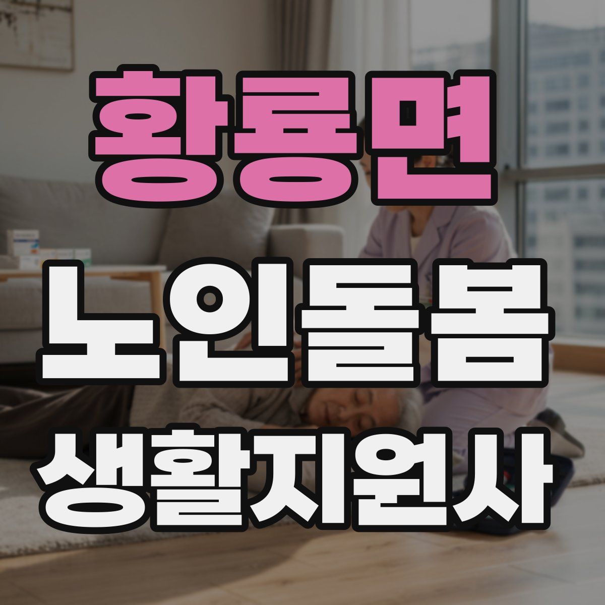 황룡면 노인돌봄생활지원사 자격증