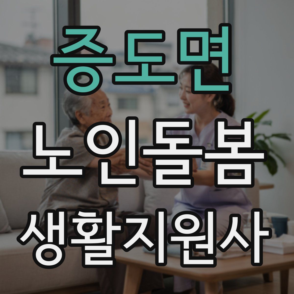 증도면 노인돌봄생활지원사 자격증