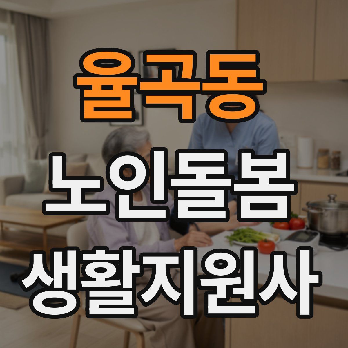 율곡동 노인돌봄생활지원사 자격증