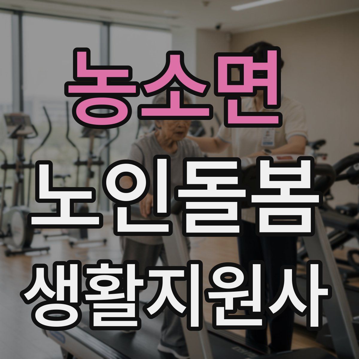 농소면 노인돌봄생활지원사 자격증