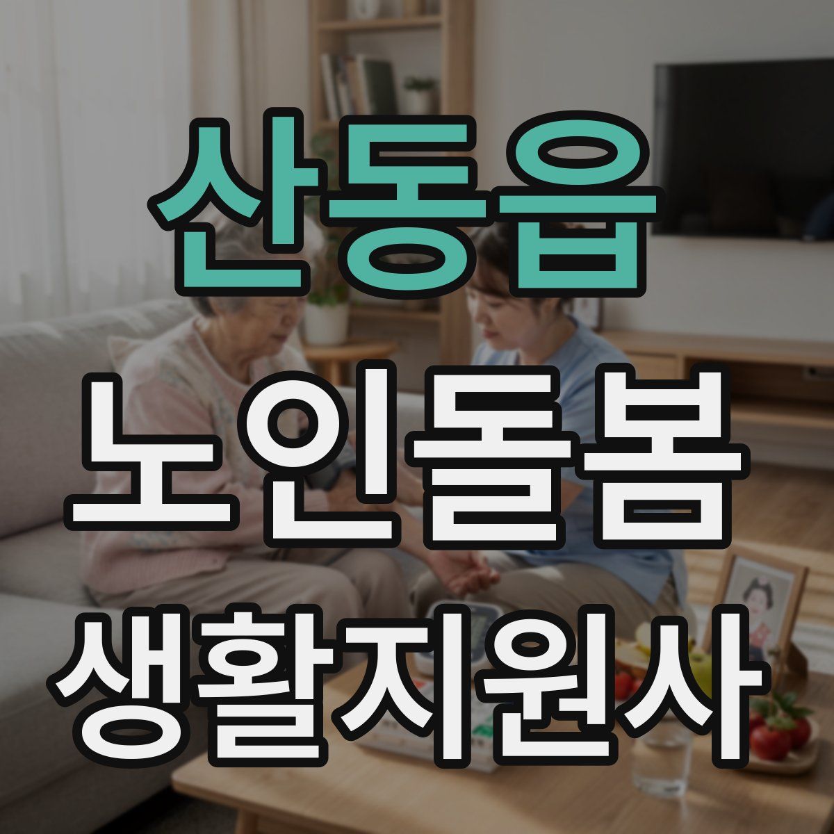산동읍 노인돌봄생활지원사 자격증