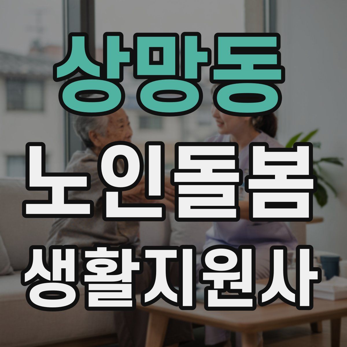 상망동 노인돌봄생활지원사 자격증