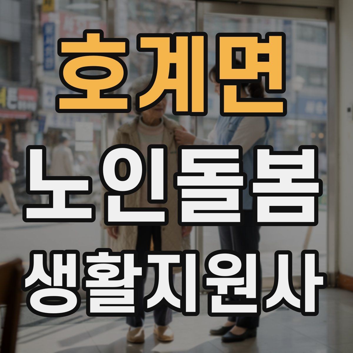 호계면 노인돌봄생활지원사 자격증 시험 전날 정리해야 할 핵심