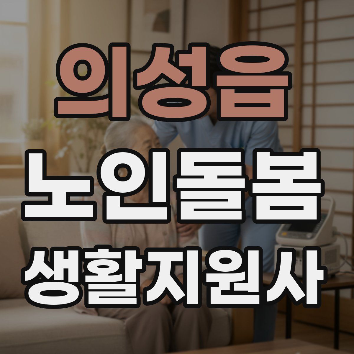 의성읍 노인돌봄생활지원사 자격증