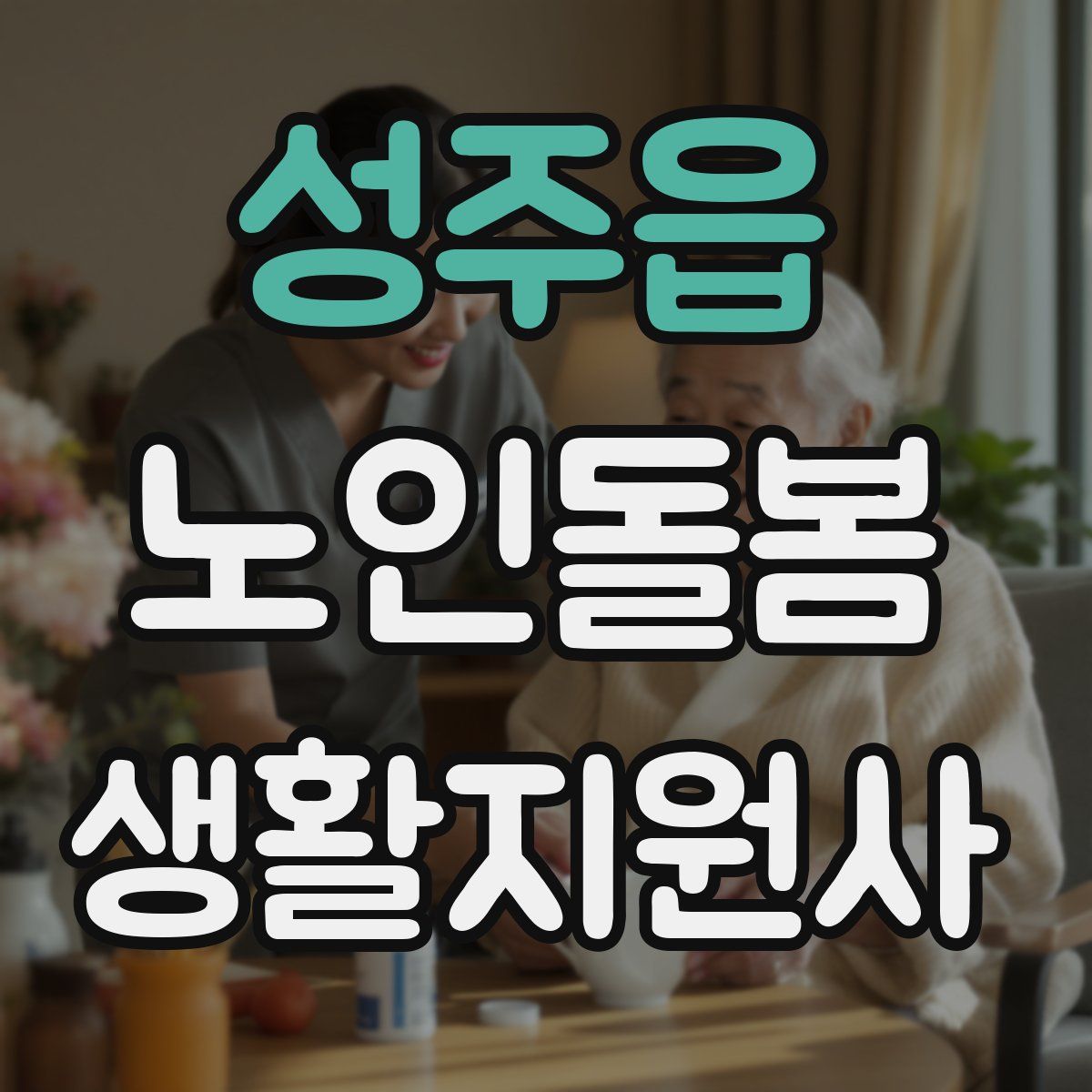 성주읍 노인돌봄생활지원사 자격증