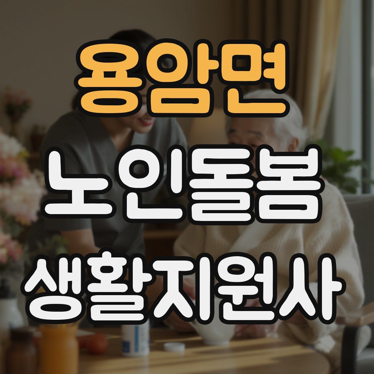 용암면 노인돌봄생활지원사 자격증