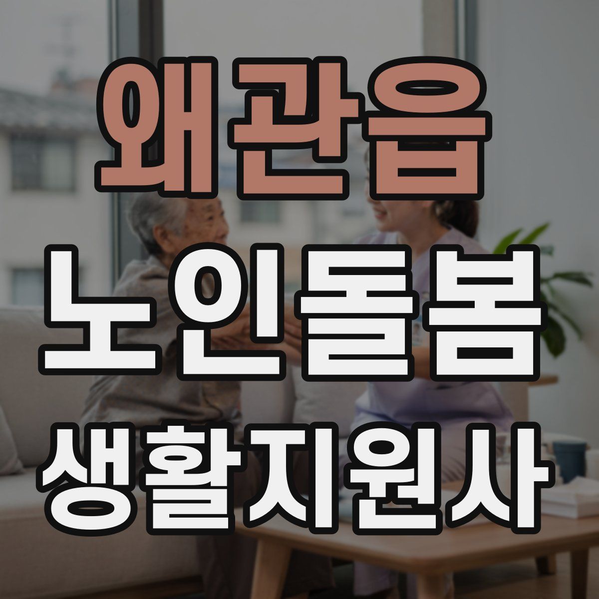 왜관읍 노인돌봄생활지원사 자격증