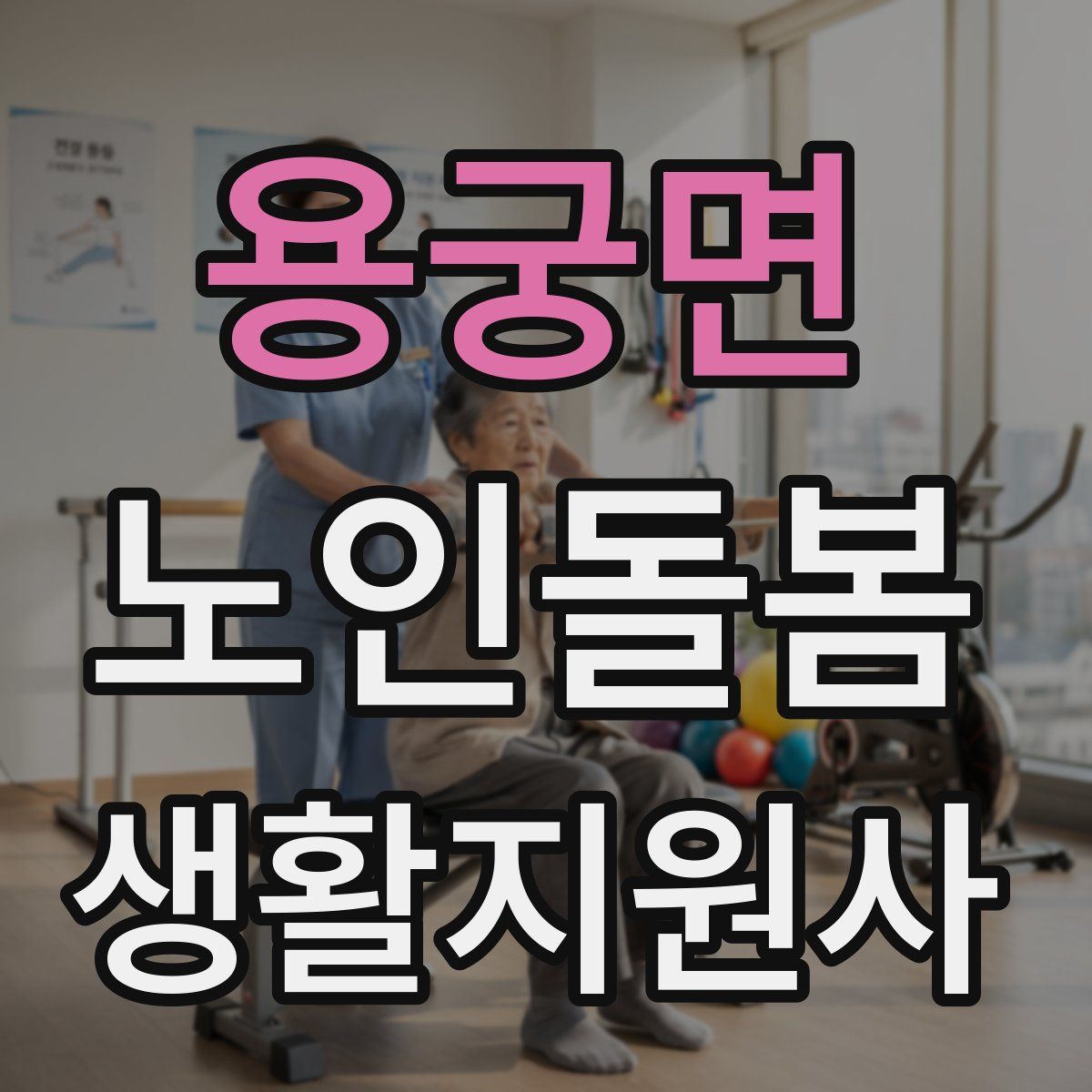 용궁면 노인돌봄생활지원사 자격증