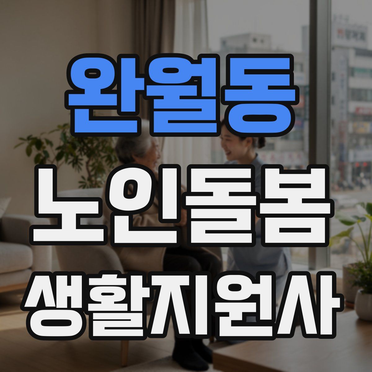 완월동 노인돌봄생활지원사 자격증